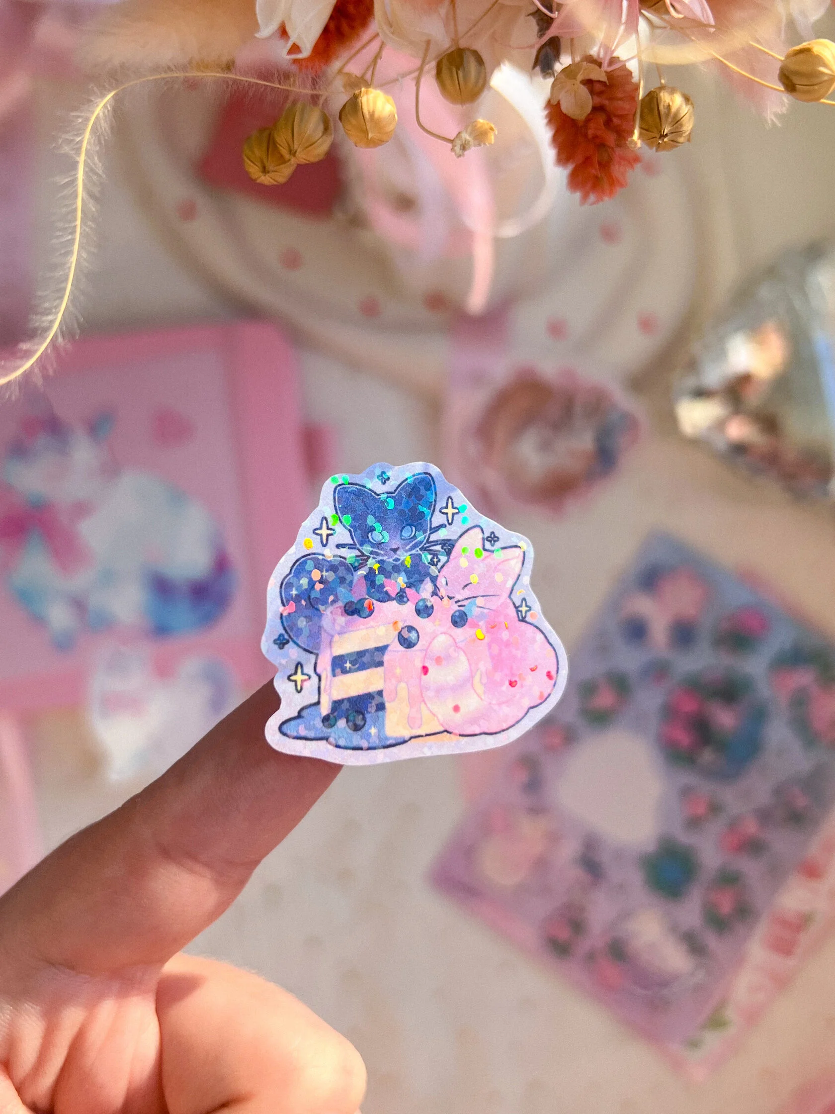 Блестящий стикерпак А6 «Цветение» Lavkot — изображение 2