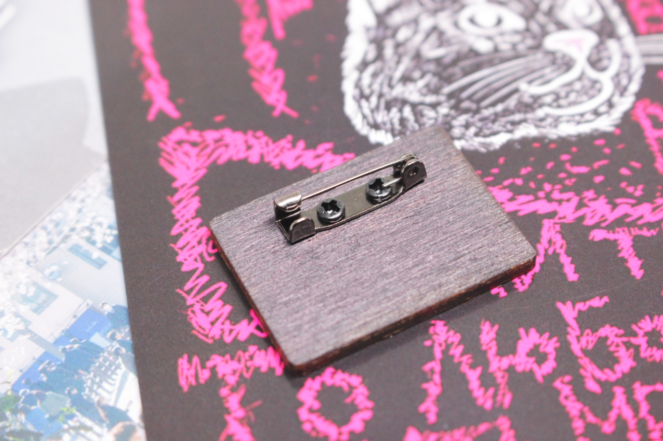 Брошка деревянная "Извенись" — изображение 3