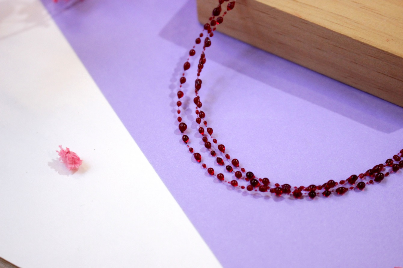 Чокер с каплями крови красный — изображение 2