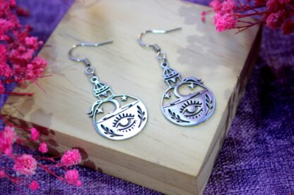 Серьги из стали «Зелья»