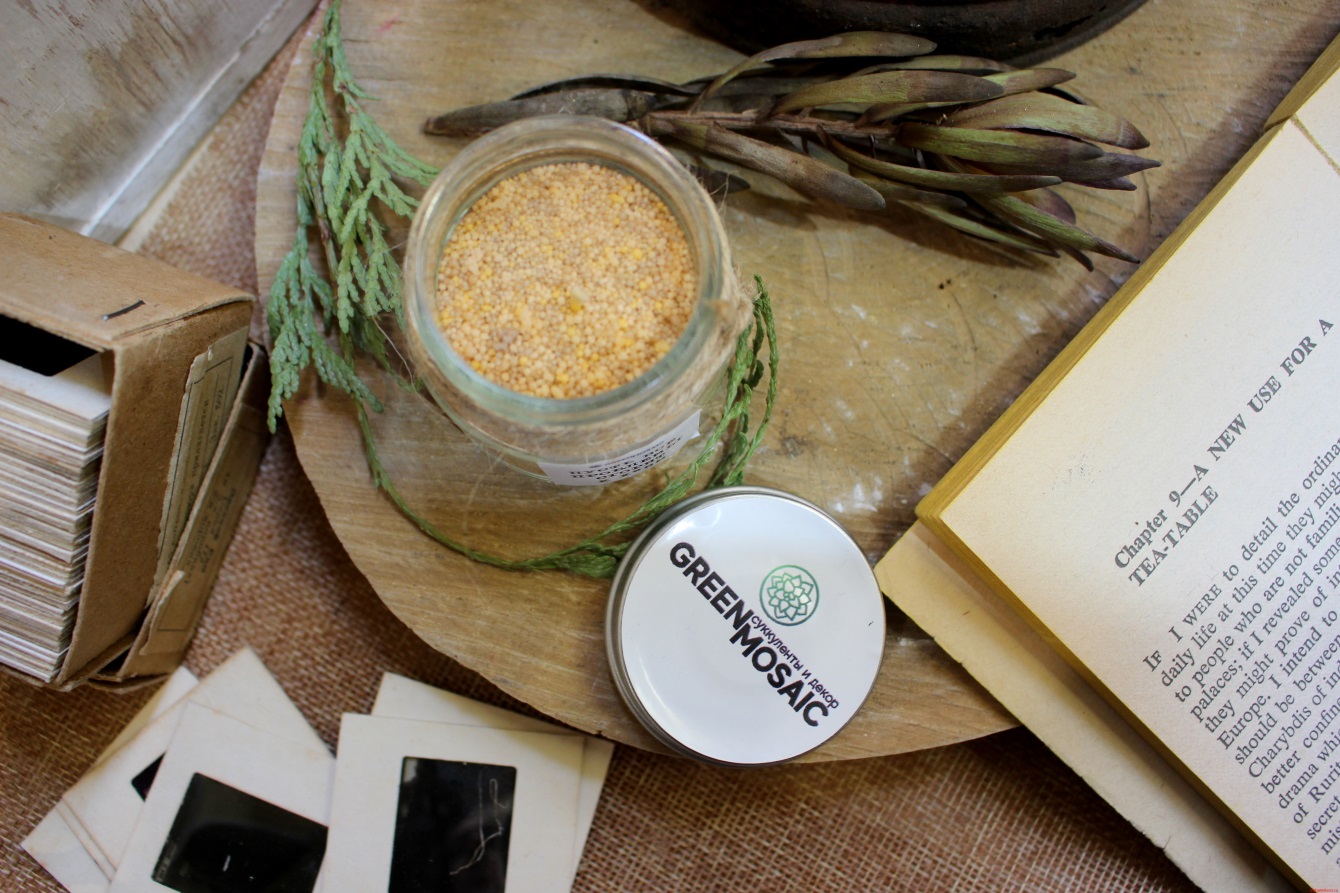 Насыпная свеча бежевая в ассортименте — изображение 3