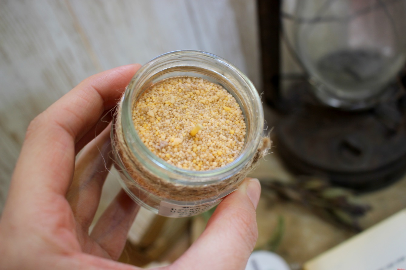 Насыпная свеча бежевая в ассортименте — изображение 4