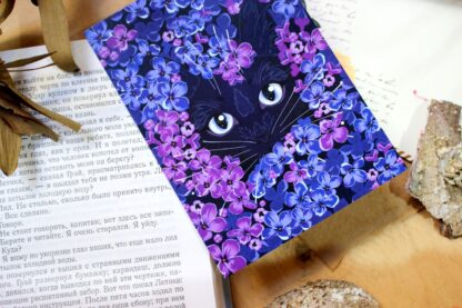 Открытка «Котик в сирени» Lavkot — изображение 2