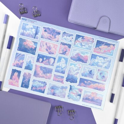 Стикерпак А4 SOFT CLOUDS