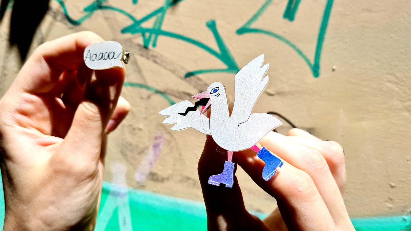 Брошка «Чайка ААААА» Кооператорс — изображение 2