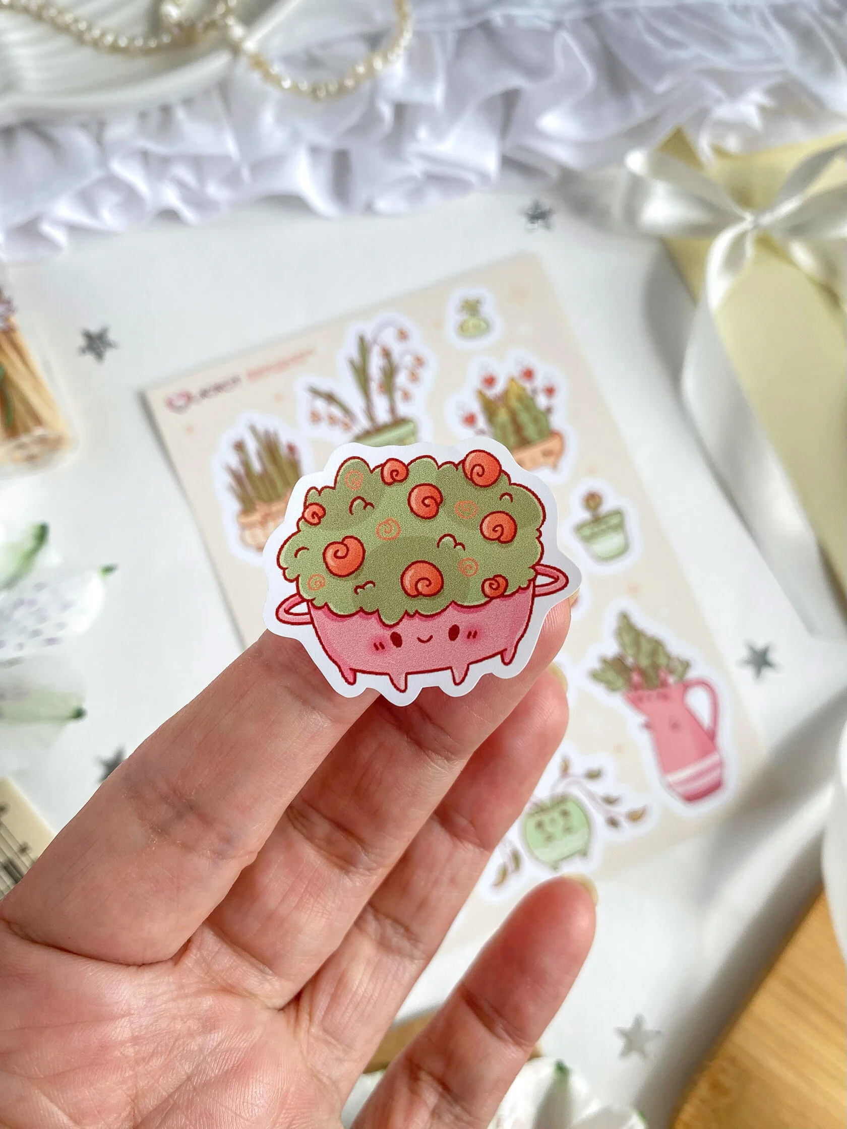 Стикерпак А6 "Горшочки" Lavkot — изображение 2